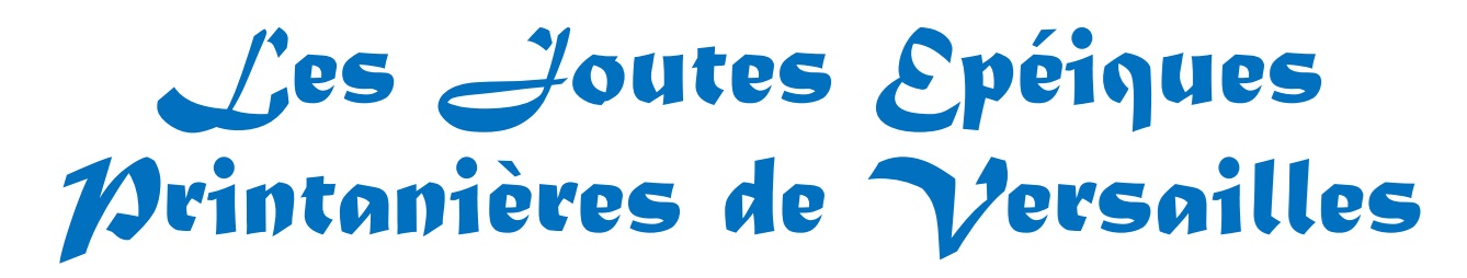 Joutes Automnales de Versailles dimanche 18 octobre 2026